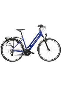 Cityrad KROSS "Sentio 2.0" Gr. 51, blau (blau, schwarz), Fahrr&auml;der, 51cm, 28 Zoll (71,12cm) hinten: 28 Zoll (71,12cm), Cityrad