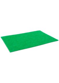 Nadelvliesteppich "MALTA", gr&uuml;n, B:200cm H:2,5mm L:5.400cm, Polypropylen, PRIMAFLOR-IDEEN IN TEXTIL, Teppiche, Nadelvliesteppich, Uni-Farben, strapazierf&auml;hig & pflegeleicht, Kurzflor, Nadelvlies