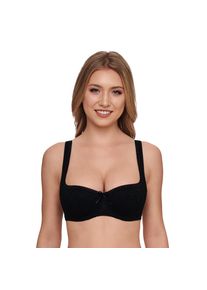 Dirndl-BH SuSa "Wiesn Zauber", Damen, Gr. 95, Cup D, schwarz, Spitze, Obermaterial: 52% Baumwolle, 40% Polyamid, 8% Elasthan, unifarben, bequem, BHs Dirndl-BH, Soft-Cups, Spitze, mit B&uuml;gel, St&auml;bchen in der Seitennaht