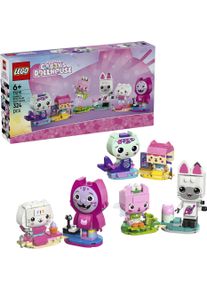 Konstruktionsspielsteine Lego "Gabbys Katzenfreunde aus Lego Steinen (11215), Lego Gabby's Dollhouse", bunt, Spielbausteine, Kinder, Kunststoff, Konstruktionsspielsteine, Made in Europe