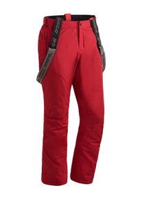 Skihose Maier Sports "JOSCHO", Herren, Gr. 60, Normalgr&ouml;&szlig;en, rot, 100% Polyester, Hosen Skihose, Herren Schneehose atmungsaktiv und wasserdicht Regular Fit