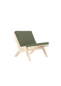 Loungesessel Karup Design "Sway Lounge Chair, ohne Armlehnen, aus FSC-zertifiziertem Massivholz", gr&uuml;n, B:67,5cm H:67,5cm T:75cm, 100% Polyurethan, Sessel, Loungesessel, Matratze mit Boucl&eacute;-Bezug in mehreren Farben, Made in Europe