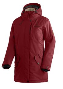 Funktionsjacke Maier Sports "KATRINE", Damen, Gr. 50, rot (weinrot), 100% Polyester, Jacken Funktionsjacke, Damen Jacke Outdoorjacke atmungsaktiv u. wasserdicht