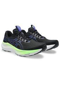 Laufschuh asics "GT-2000 14", Herren, Gr. 47, schwarz, cobalt burst, Synthetik, Schuhe Laufschuh, f&uuml;r mehr Stabilit&auml;t