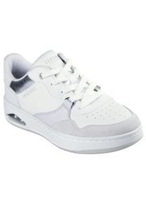 Sneaker Skechers "UNO CTL", Damen, Gr. 40, Textil, wei&szlig;, Lederimitat, Veloursleder, Schuhe Sneaker, Retro Sneaker, Schn&uuml;rschuh mit Materialmix