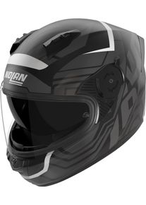 Nolan N60-6 Eclettico 352, capacete integral , cor: Mate Preto/Cinzento Escuro , tamanho: XS