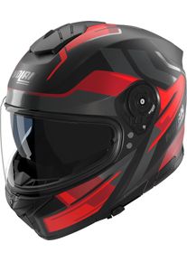 Nolan N80-8 Trittico 357, full face helmet , color: Matt Black/Red/Dark Grey , size: XS