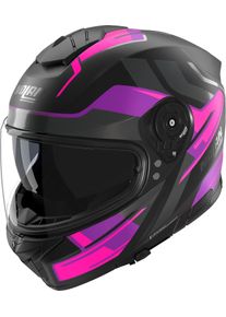 Nolan N80-8 Trittico 358, full face helmet , color: Matt Black/Dark Grey/Purple/Pink , size: 3XL