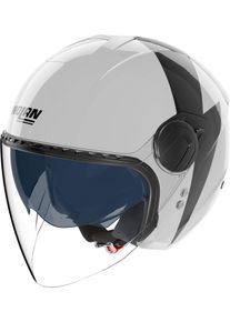 Nolan N20-2 Visor Impeto 345, open face helmet , color: Light Grey/Black , size: M