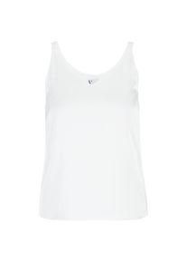 Vera Mont, Damen, Satinbluse &raquo;Satin-Bluse mit V-Ausschnitt&laquo;, Rohwei&szlig;, 34, Passform: L&auml;ssig