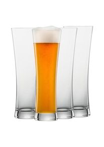 Schott Zwiesel SCHOTT-ZWIESEL, Bierglas &raquo;Weizenbiergl&auml;ser Beer Basic 0, 5 Liter 4er Set transparent&laquo;, transparent, Glas, transparent