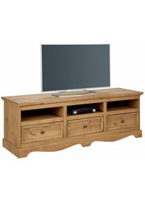 OTTO home, Lowboard &raquo;Melissa&laquo; Kommode, Breite 160 cm, natur gebeizt/gewachst, natur gebeizt/gewachst, FSC -zertifiziertes massives Kiefernholz