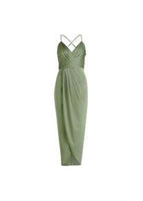 Vera Mont, Damen, Abendkleid &raquo;Abendkleid mit Raffung&laquo;, Autumn Green, 34 - EURO, Passform: Figurbetont