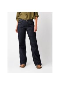 Toni, Damen, 5-Pocket-Jeans &raquo;Liv New Wide&laquo; mit weitem Bein, Regular Fit, auch in Kurz-Gr. erh&auml;ltlich, Blue Rinsed, 18 - K-Gr, Jeans Liv New Wide von 