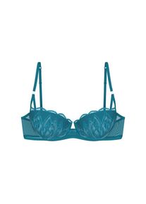 Triumph, Halbschalen-BH &raquo;Crazy Stupid Love&laquo; Komfort-B&uuml;gel, italienische Spitze, Wow-Effekt, ARIZONA BLUE, 80 - Cup A