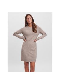V&eacute;ro Moda Vero Moda, Damen, &raquo;VMDOFFY LS O-NECK DRESS GA NOOS&laquo;, Sepia Tint Detail:MELANGE, N-Gr, S - N-Gr, Sepia Tint Detail:MELANGE, Elastisches Material: passt