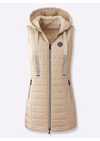 Damen Longweste , auf Taillenh&ouml;he weitenregulierbar in oliv ,Gr&ouml;&szlig;e 46, WITT, 100% Polyester