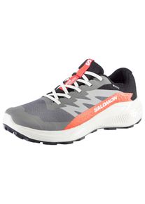 Laufschuh Salomon "ALPHAGLIDE GORE-TEX", Damen, Gr. 44, castlerock, lunar rock, cherry tomato, Synthetik, Textil, Schuhe Laufschuh, wasserdicht