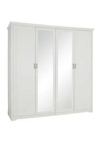 Dreht&uuml;renschrank in Wei&szlig;