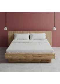 Bett Duna ca. 180x200 cm Eiche Echtholz