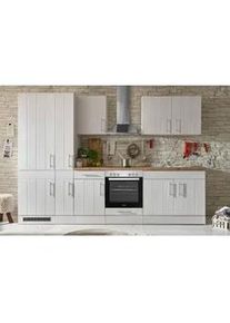 respekta K&uuml;chenblock Anton Landhaus ohne Ger&auml;te ca. 300 cm Wei&szlig;