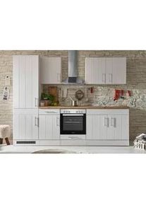 respekta K&uuml;chenblock Anton Landhaus ohne Ger&auml;te ca. 270 cm Wei&szlig;