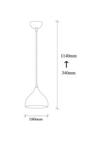 Opviq, Pendelleuchte, Meadow (E27)