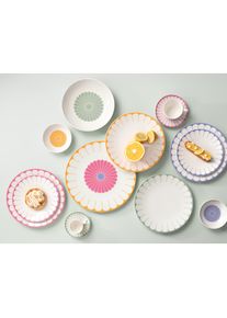 Villeroy & Boch Villeroy & Boch Fr&uuml;hst&uuml;cks-/Dessertteller Fleur vert, Teller, Mehrfarbig, Gr&uuml;n