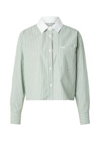 Guess Jeans Kvinnor Blus pastellgr&ouml;n / vit Storlek M