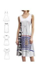 - Vertical Sexy Vacation Dress For Women Beach Party Birthday Mini Dress Capital Red White Blue Green Black Women's Clothing