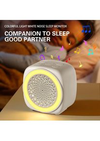 Baby Sleeping White Noise Machine Automatic Sleep Aid with 26 Soothing Music White Noise Sleep Night Light For Bedroom Stroller