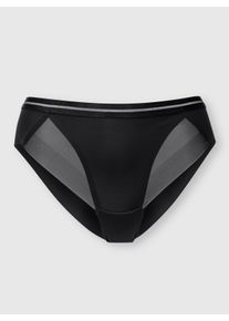 Naturana Dames Tailleslip in zwart ,maat 36, Witt, 75% Polyamide, 25% Elastan. Tule: 78% Polyamide, 22% Elastan