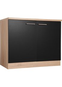 respekta Sp&uuml;lenschrank &raquo;Merle&laquo; Breite 100 cm, mit Soft-Close Funktion, Stangengriffe aus Metall