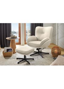 Jockenh&ouml;fer Jockenh&ouml;fer Gruppe Relaxsessel &raquo;Hawaii&laquo; inklusive Hocker, 360&deg; Drehfunktion, feststellbare Wipp-Funktion