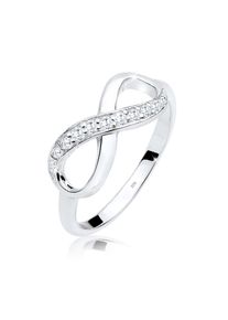 Elli Silberring &raquo;Ring Infinity Zirkonia Eye Catcher 925 Sterling Silber&laquo; wei&szlig;, Gr&ouml;&szlig;e 56