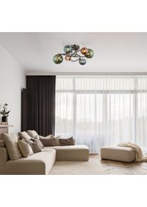 Globo Riha Plafondlamp Grijs, 6-lichts