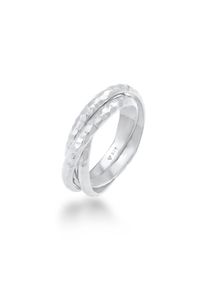 Elli Silberring &raquo;Ring Wickelring Trini Klassik Geh&auml;mmert 925 Silber&laquo; silberfarben, Gr&ouml;&szlig;e 58