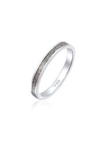 Elli Silberring &raquo;Ring Stapelring Basic Emaille 925 Silber&laquo; silberfarben, Gr&ouml;&szlig;e 58