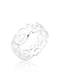 Elli Silberring &raquo;Ring Ornament Cut Out Bl&auml;tter 925 Silber&laquo; silberfarben, Gr&ouml;&szlig;e 58