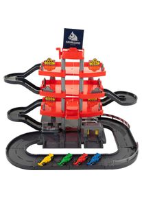 Polesie Cavallino Racing Red Parkhaus mit 4 Etagen und Au