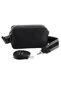 Aniston ACCESSOIRES, Damen, Umh&auml;ngetasche &raquo;Vera&laquo; Handtasche, Citybag, Tragetasche, Boxbag, schwarz, schwarz, Aus 100% PU
