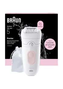 Braun, Epilierer &raquo;Silk-&eacute;pil 5 SE5-011&laquo; Wet & Dry, Einfache Haarentfernung, Langanhaltend glatte Haut, rosa, Effizient: Unsere Epilierer erfassen Haare