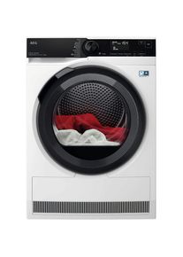 AEG, W&auml;rmepumpentrockner &raquo;TR9M75680&laquo; 9000 3D-Scan: Daunenjacken so flauschig und warm wie am ersten Tag, wei&szlig;, HYGIENE-PROGRAMM - ENTFERNT 99,9 % DER 