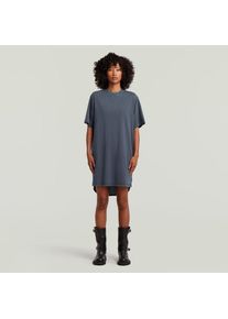 G-Star Raw G-STAR, Damen, Jerseykleid &raquo;Woven Mix Washed Jersey Dress Wmn&laquo; mit Webdetails, Knopfverschluss, salute gd, L - N-Gr, Kleid von G-STAR