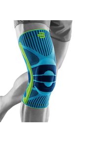 Kniebandage Bauerfeind "Knee Support", Gr. L, blau, Obermaterial: 57% Baumwolle, 41% Polyester, 2% Elasthan, Bandagen Kniebandage