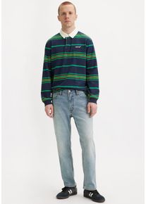 Levi's Straight-Jeans LEVI'S "JEANS 541", Herren, Gr. 31, L&auml;nge 32, blau (keep up adapt), Denim/Jeans, Obermaterial: 79% Baumwolle, 20% Polyester, 1% Elasthan, straight fit kn&ouml;chellang, Jeans Straight-Jeans, im Five-Pocket Style