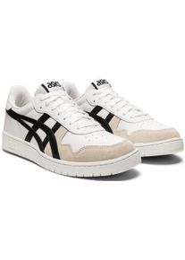 Sneaker asics SPORTSTYLE "JAPAN S", Herren, Gr. 47, wei&szlig;, schwarz, Leder, Synthetik, Schuhe Sneaker, Topseller