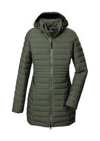 G.I.G.A. by Killtec Steppmantel "GW 14 WMN QLTD PRK_Bacarya", Damen, Gr. 38, gr&uuml;n (olivgr&uuml;n), Obermaterial: 100% Polyester;Futter: 100% Polyester;F&uuml;llung: 100% Polyester, G.I.G.A. DX BY KILLTEC, M&auml;ntel Steppmantel, Schmaler Damenparka, wasserabweisend, winddicht, atmungsaktiv