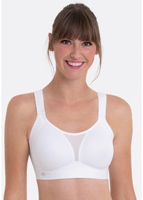 Sport-BH Anita active "Smart Control", Damen, Gr. 85, Cup G, wei&szlig;, Stoff, Obermaterial: 49% Polyamid, 31% Elasthan, 20% Polyester, Mesh, Netz, clean, matt, unifarben, regular fit, BHs Sport-BH, Cups vorgeformt, weich, nahtlos, schlicht, breites Unterbrustband