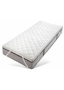 Topper Hanse by RIBECO "Ole", wei&szlig;, B:140cm H:7cm L:200cm, Gelschaum, Topper, Topper, Matratzentopper 90x200 cm & 140x200 cm und weitere Gr&ouml;&szlig;en